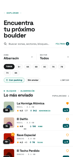 Explore — list by grade (real app)