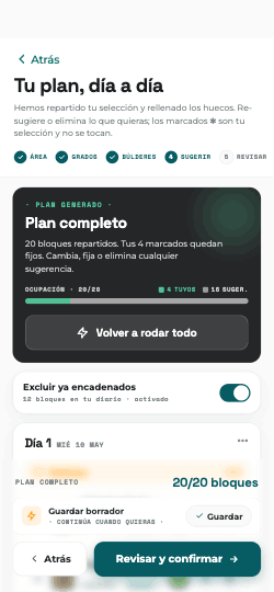 Plan a trip — day-by-day plan